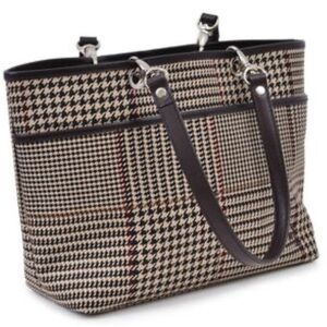Ralph Lauren Houndstooth Shoulder Bag